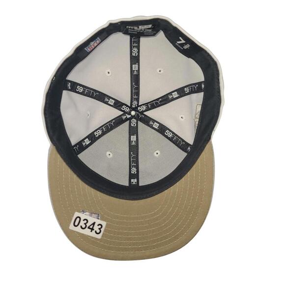 Tampa Bay Buccaneers New Era 59FIFTY Cap - Cream & Gold - Size 7 5/8 - Picture 8 of 9